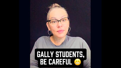 Gally Students, Be Careful 😬 #ASL #signlanguage