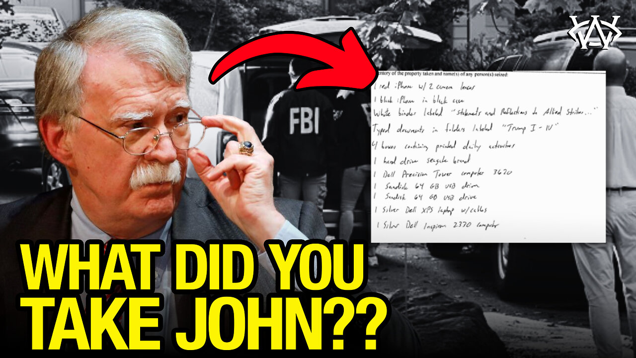 John Bolton RAID Search Warrant RELEASED!