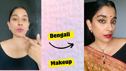 Bengali Makeup Tutorial step by step 2025 | Durga Puja Makeup