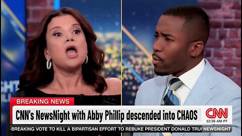 CNN's NewsNight with Abby Phillip descended into CHAOS