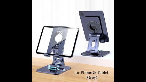 Adjustable Phone_Tablet Stand, Compatible with Mobile Phone, iPad, Samsung Tab