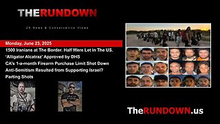 #931 - Of 1,500 Iranian Nationals Stopped at The Border Under Biden, Half Were Let Into the US