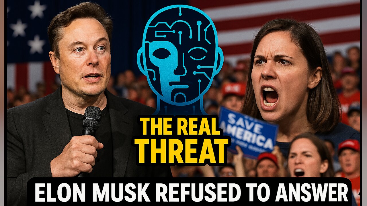 Elon REFUSED to ANSWER my AI question @ the Wisconsin Rally