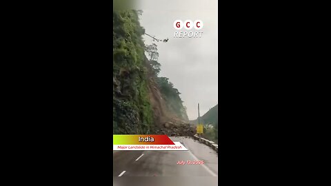 #India #landslide #HimachalPradesh #Mandi #ChandigarhManaliHighway 🇮🇳