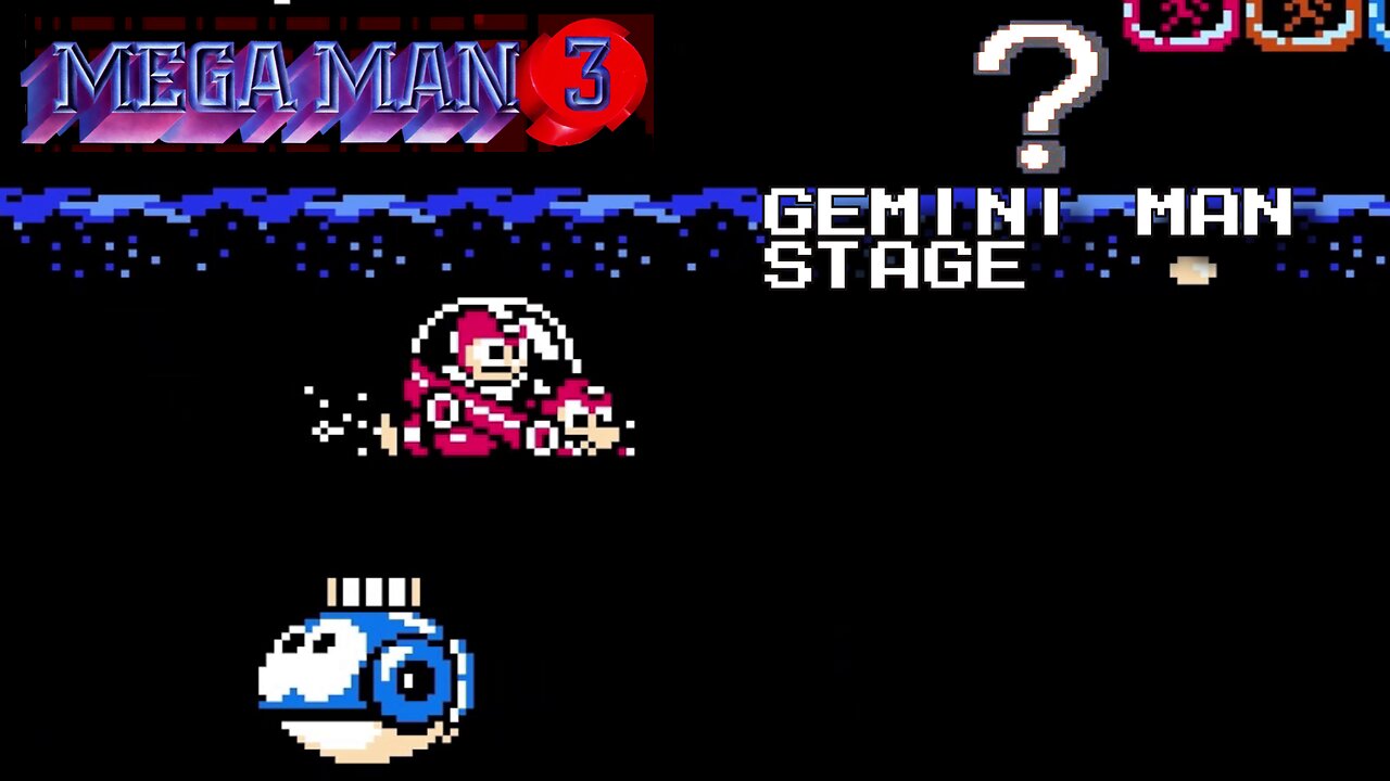 Mega Man 3 (NES) - '?' Gemini Man stage