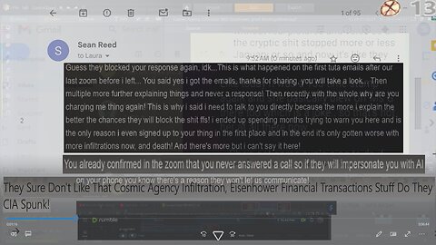 They Sure Don't Like That Cosmic Agency Infiltration, Eisenhower Financial Transactions Stuff CIA No