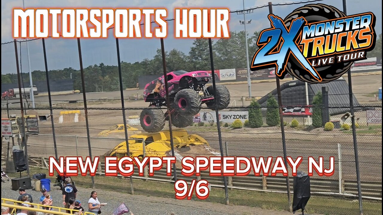 2X Monster Trucks At New Egypt Speedway NJ 9/6/2025
