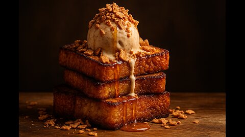 Cinnamon Toast Ice Cream French | Breakfast Gone Cinematic | FlavorVille™ Viral Dessert