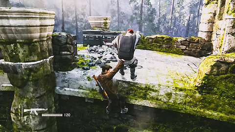 UnCharted4 Stealth Hard Mode - Scotland Bridge Fight PC #gaming#uncharted#gameplay