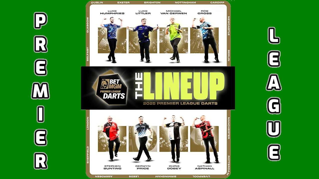 2025 Premier League Night 11 Littler v Bunting