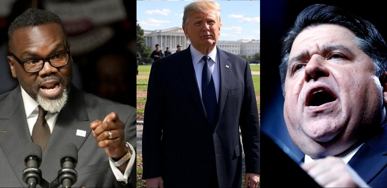Trump's Plan Seizing Control Of Chicago & More Cities Like DC! JB Pritzker/Brandon Johnson Respond