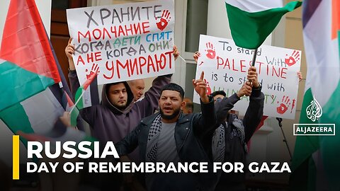Palestinian embassy in Moscow holds day of remembrance for more than 60,000 killed in Gaza
