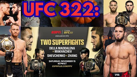 UFC 322: Della Maddalena vs. Islam Makhachev