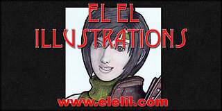 Drawing Yuffie from Final Fantasy 7 in Pastel