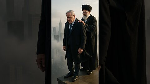 Big Brain TrumpSaves Falling Netanyahu