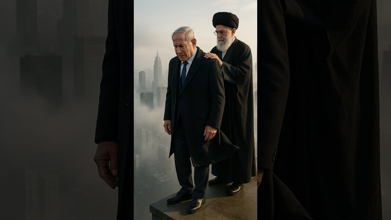 Big Brain TrumpSaves Falling Netanyahu