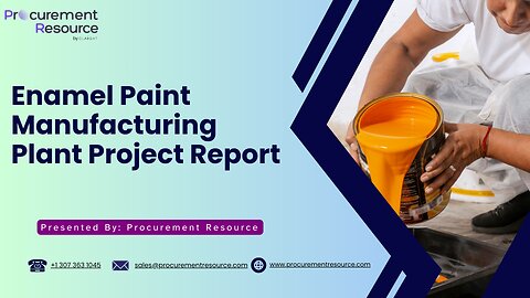 Enamel Paint Manufacturing Plant Project Report
