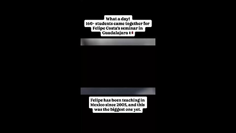 What a day! 160+ students came together for Felipe Costa’s seminar in Guadalajara 🇲🇽