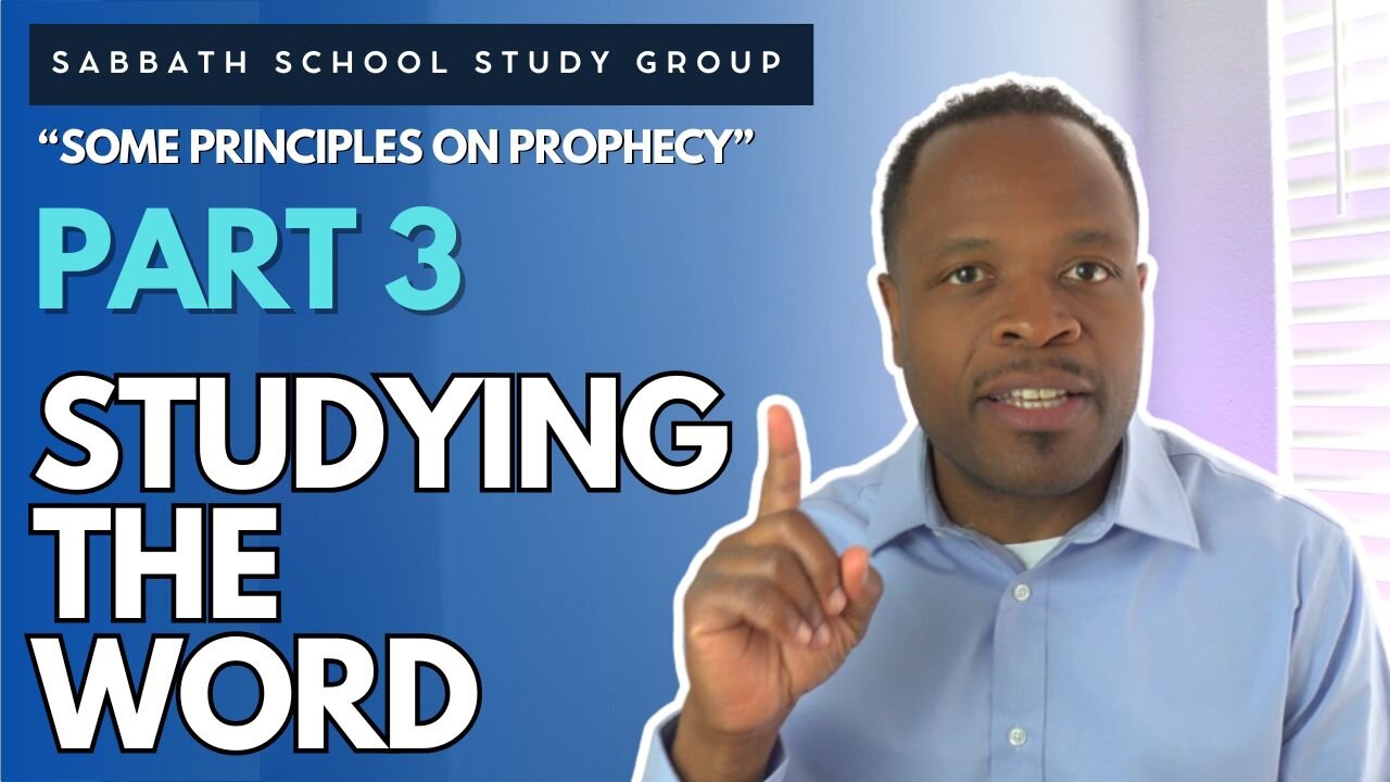 Studying the Word Proverbs 2 Sabbath School Study Group Lesson w/ Chris Bailey III