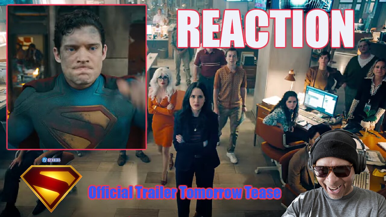 Superman Official Teaser Trailer Reaction