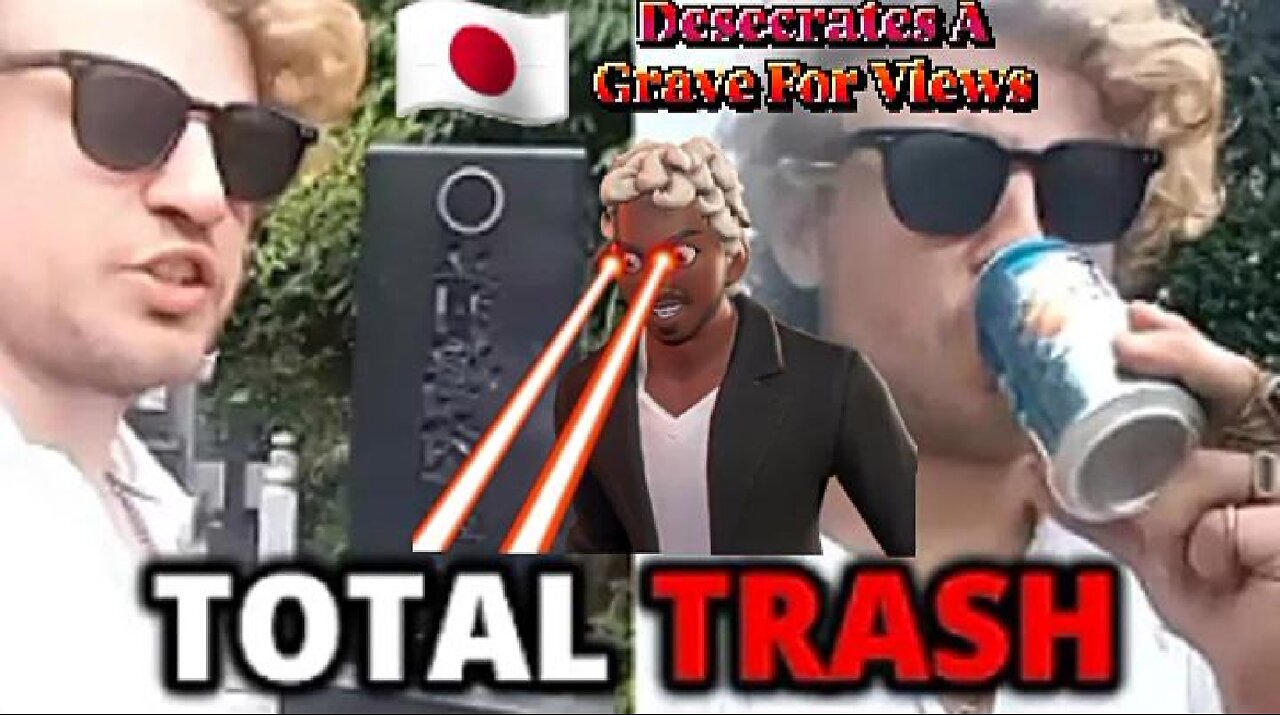 Australian Nuisance Streamer Desecrates A Grave In Japan
