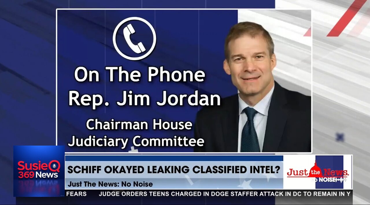 JIM JORDAN: SCHIFF OKAYES LEAKING CLASSIFIED INTEL?