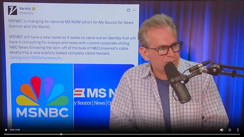 MSNBC changes to MS NOW at attempted rebranding away from the propaganda machine it "was"▮The Jimmy Dore Show
