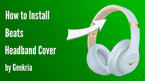 How to lnstall Beats Headphones Headband Cover | Geekria