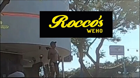 Welcome to West Hollywood, California where illegal Lude behavior is tolerated.