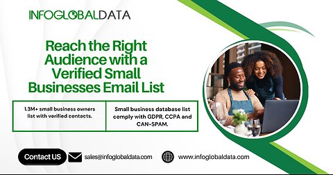 Reach the Right Audience with a Verified Small Businesses Email List | Powered by InfoGlobalData