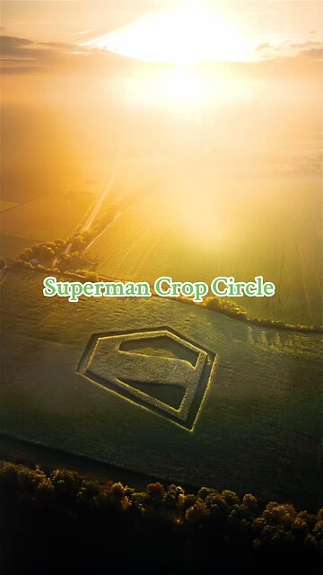 In the sky, it's a bird, it's a plane, it's a Crop Circle
