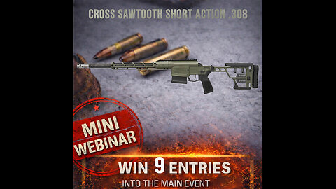 CROSS SAWTOOTH SHORT ACTION .308 MINI #6 FOR THE LAST 9 ENTRIES IN THE MAIN WEBINAR