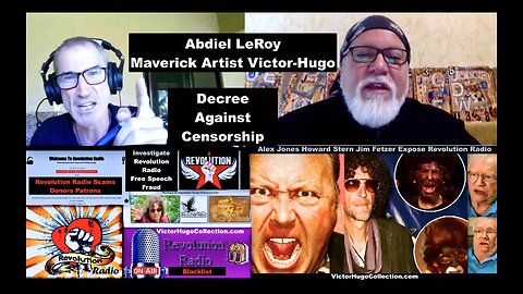 Abdiel LeRoy Victor Hugo Righteous Decree From Heaven To Overthrow Censorship Restore Our Birthright