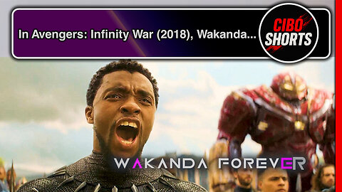 In Avengers: Infinity War (2018), Wakanda ChargeCap and Black Panther outrun everyone