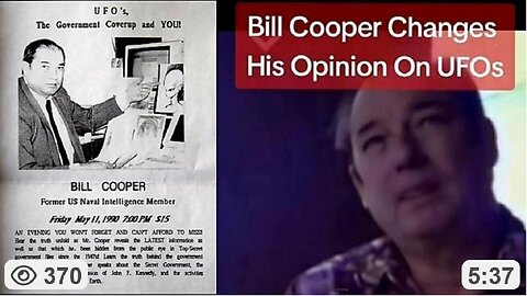 William 'Bill' Cooper Changed his Mind on UFO's & Aliens Later in Life (1989 Vegas Conference included)