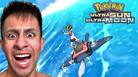 Pokemon Ultra Sun & Moon - Walkthrough Part 6 - MANTYKE SURFING