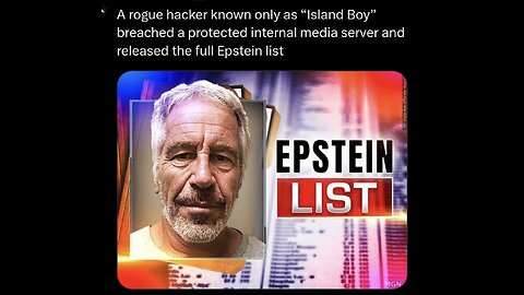 Exclusive Just released Hackers found Epsteins list