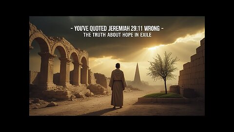 You’ve Quoted Jeremiah 29:11 Wrong for Years – Here’s the Truth!