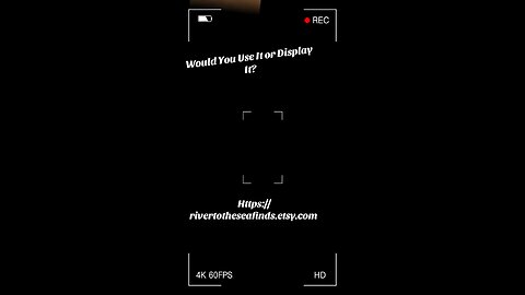 Would you use it or Display It??