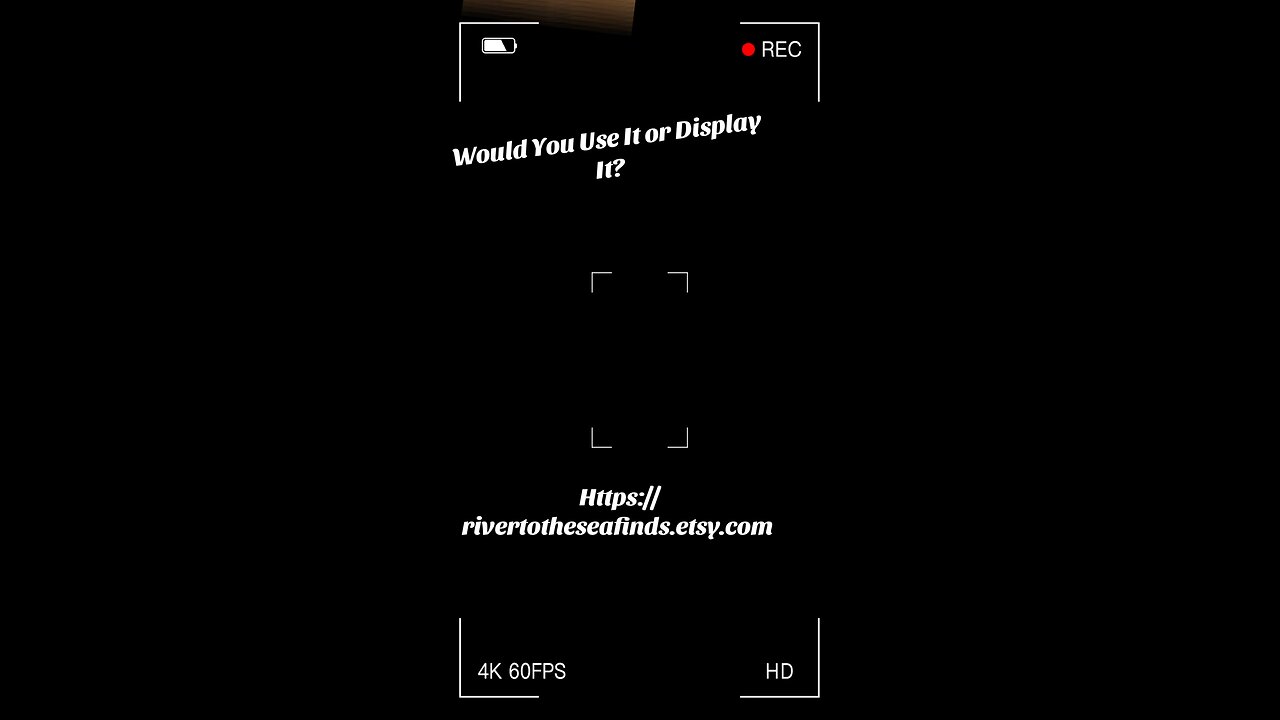 Would you use it or Display It??