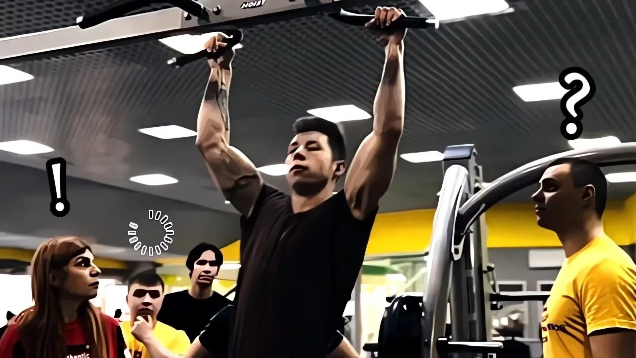 🔥Scaring People in The Gym With Calisthenics #32