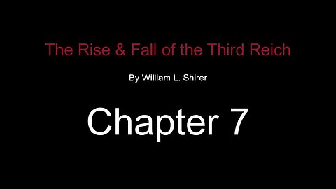 Chapter 7- The Nazification of Germany 1933-1934
