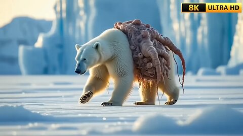 polar bear injured