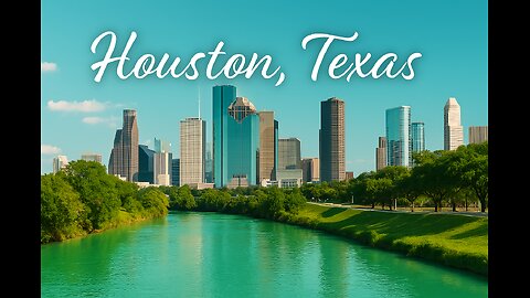 LIVE🔴 | Houston in Harmony – A Serene Cityscape Journey