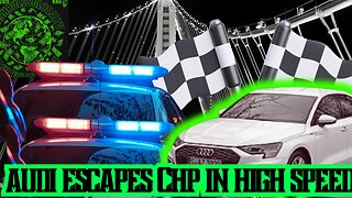 A6 Audi Escapes CHP In Oakland Ca