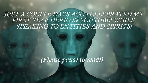 JUST A HEADS UP! PLEASE WATCH AND PAUSE TO READ...