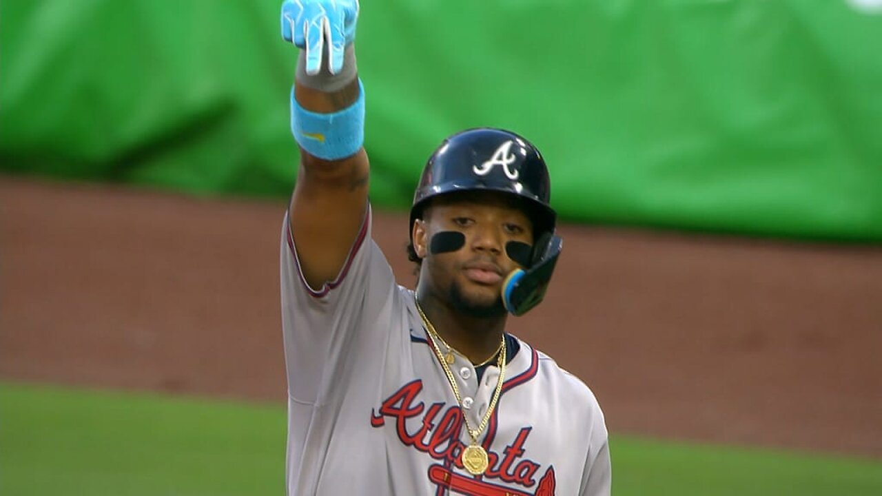 Ronald Acuña Jr. sacudió jonrón 12