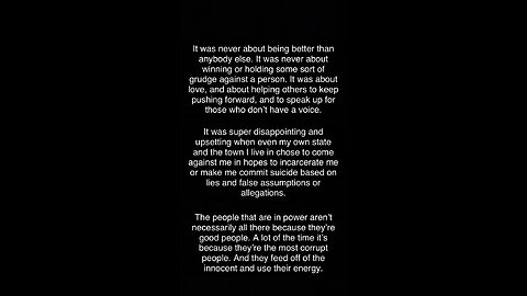 It’s not about being better than anybody