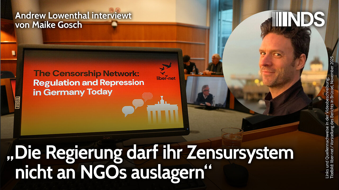 „Die Regierung darf ihr Zensursystem nicht an NGOs auslagern“ | Maike Gosch | NDS-Podcast