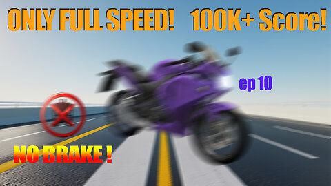 Get READY for 100K+ Scores with NO BRAKE Technique! EP 10 || TIX GAMING || Traffic Rider ||